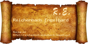Reichenbach Engelhard névjegykártya